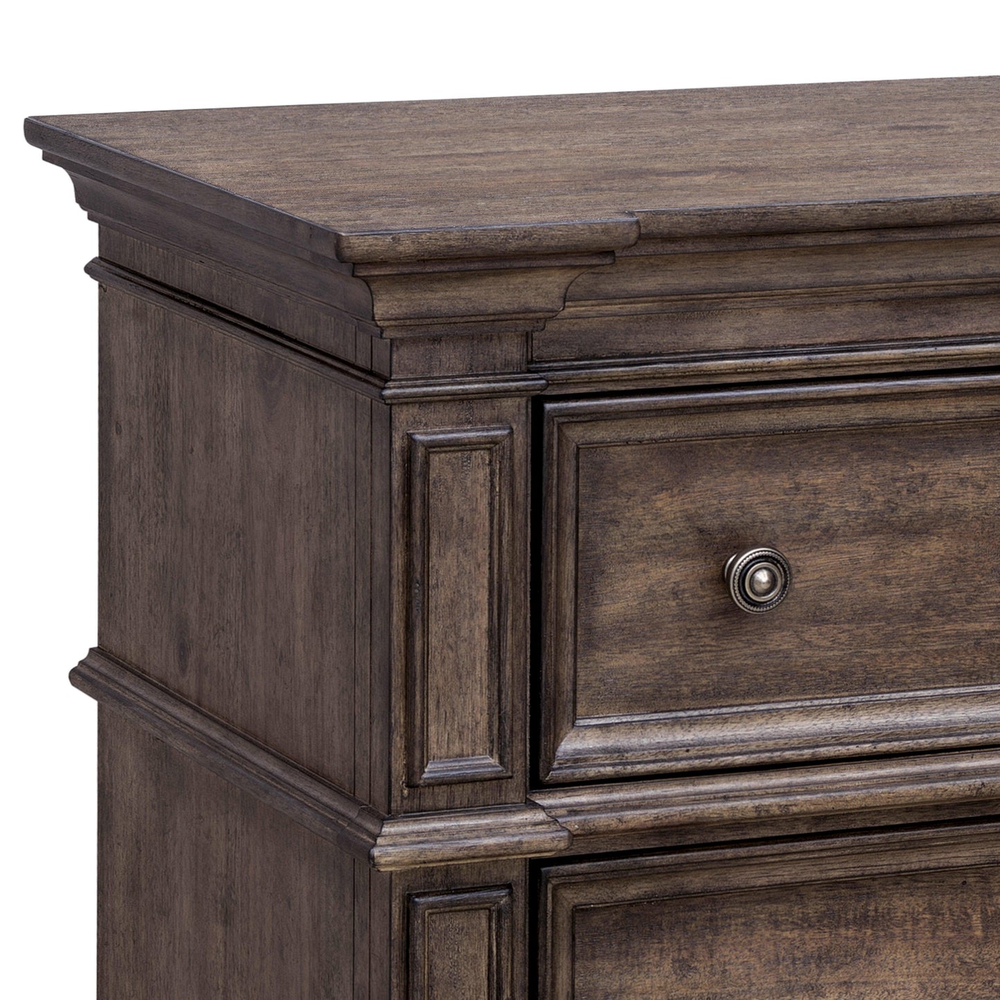 Woodbury Two Drawer Nightstand with USB