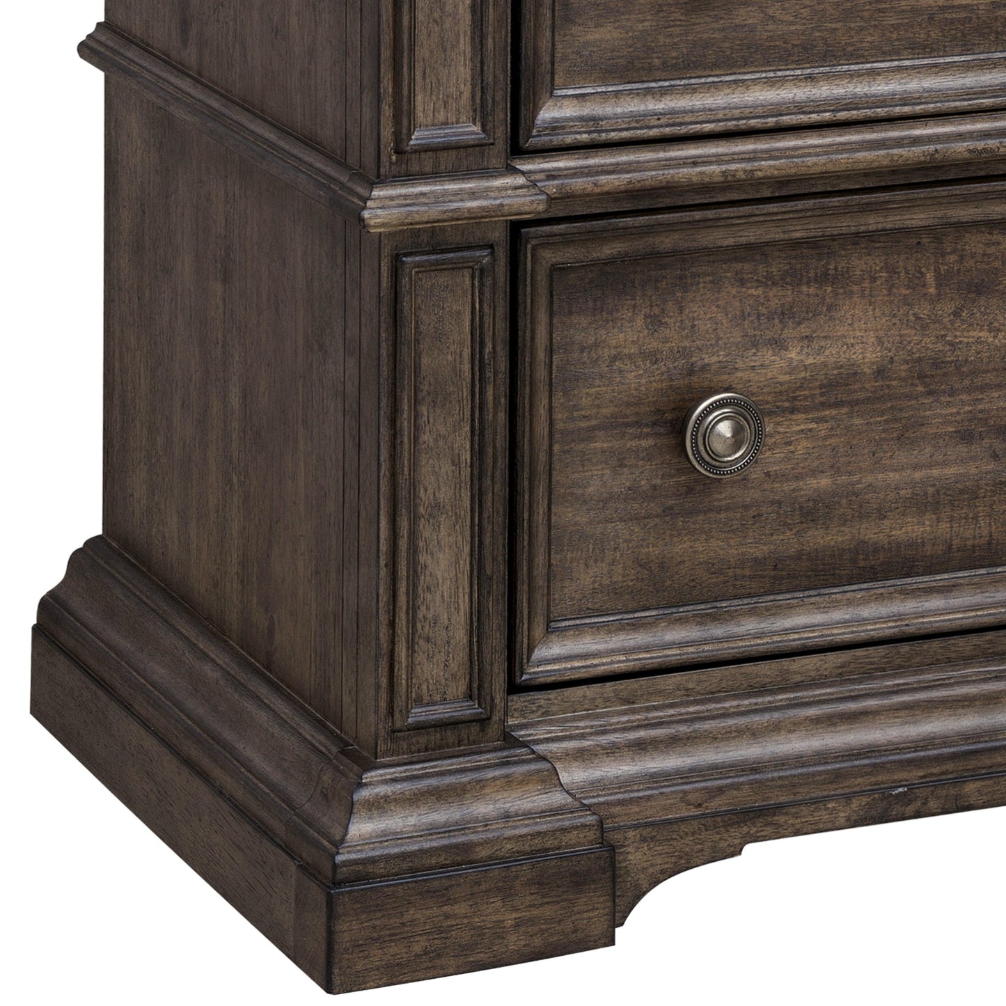 Woodbury Two Drawer Nightstand with USB